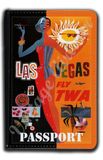 TWA Las Vegas Travel Poster Passport Case