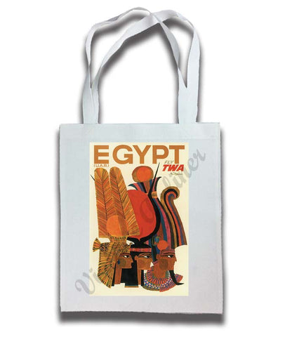 TWA Egypt Travel Poster Tote Bag