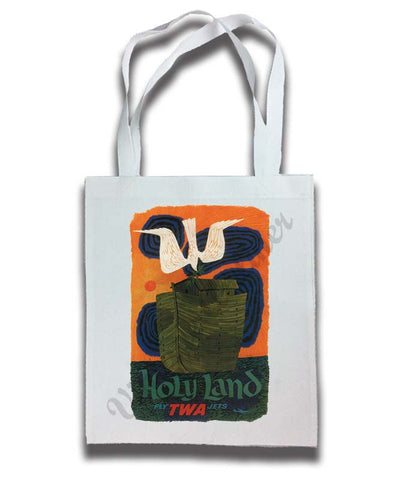 TWA Holy Land Travel Poster Tote Bag