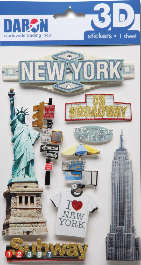 Downtown New York City Mini Sticker Pack - cutandcropped