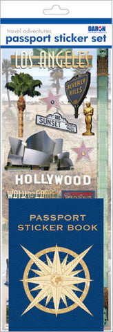 PASSPORT STICKER SET-LOS ANGELES (**)