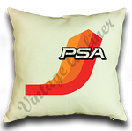 PSA 2 Color Logo Linen Pillow Case Cover