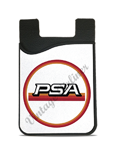 Pacific Southwest Airlines (PSA) Round Logo Bag Sticker Card Caddy