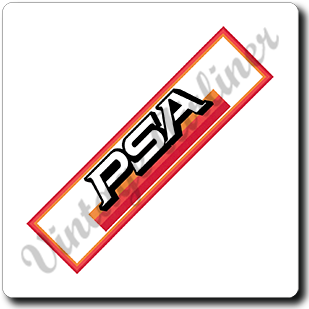 PSA Logo Bag Sticker Square Coaster