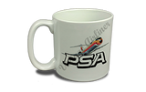 Pacific Southwest Airlines (PSA) DC-9 Bag Sticker  Coffee Mug