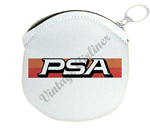 Pacific Southwest Airlines (PSA) Last Logo Round Coin Purse
