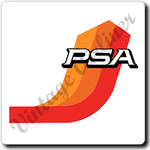 PSA 2 Color Logo Square Coaster