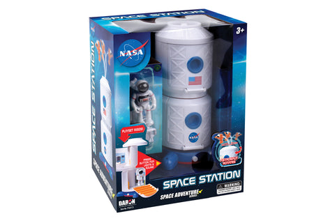 SPACE ADVENTURE SPACE STATION W/FIGURE, SPACE HOVER & LIGHT