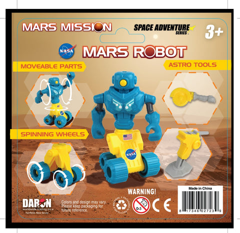 MARS MISSION MARS ROBOT W/2 ACCESSORIES