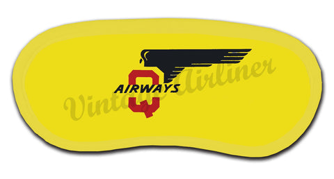 Q Airways Logo Sleep Mask