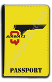 Q Airways Logo Passport Case