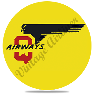 Q Airways Logo Round Coaster