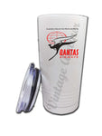 QANTAS Airways 1950's Vintage Bag Sticker Tumbler