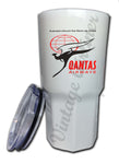 QANTAS Airways 1950's Vintage Bag Sticker Tumbler