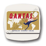 QANTAS 1960's World Map Magnets