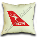 QANTAS Tail Linen Pillow Case Cover