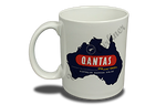 QANTAS Airlines Vintage Bag Sticker  Coffee Mug