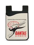 QANTAS 1950's Vintage Kangaroo Bag Sticker Card Caddy