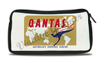 QANTAS 1960's World Map Bag Sticker Travel Pouch