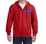 Pan Am Zipped Hooded Sweatshirt