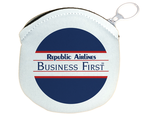 Republic Airlines Round Coin Purse