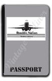 Republic Airlines DC9 Passport Case