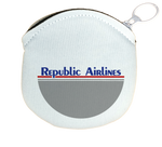 Republic Airlines Logo Round Coin Purse
