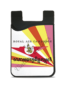 Royal Air Cambodge Vintage Bag Sticker Card Caddy