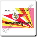 Royal Air Cambodge Vintage Square Coaster