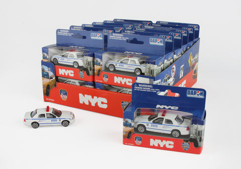 NYPD POLICE CAR 24 PIECE COUNTER DISPLAY