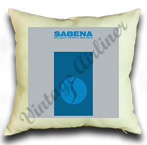 Sabena Airlines Logo Linen Pillow Case Cover