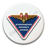 Scandinavian Airlines (SAS) 1960's Triangle Magnets