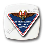 Scandinavian Airlines (SAS) 1960's Triangle Magnets