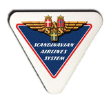 Scandinavian Airlines (SAS) 1960's Triangle Magnets