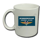 Scandinavian Airlines System Vintage Coffee Mug