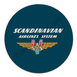 Scandinavian Airlines System Vintage Mousepad