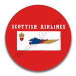 Scottish Airlines Logo Magnets