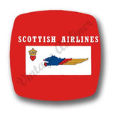 Scottish Airlines Logo Magnets