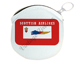 Scottish Airlines Logo Round Coin Purse