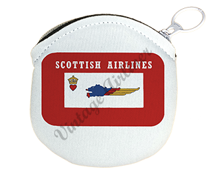Scottish Airlines Logo Round Coin Purse