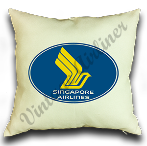 Singapore Airlines Logo Linen Pillow Case Cover