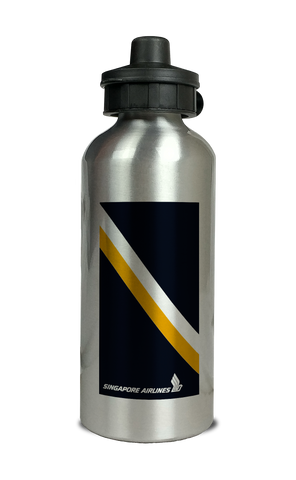 Singapore Airlines Timetable Cover Aluminum Water Bottle