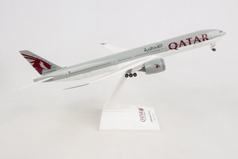 SKYMARKS QATAR 777-9 1/200 W/GEAR & FLEX WINGTIPS