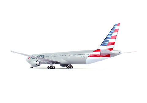 SKYMARKS AMERICAN 777-300 1/200 W/GEAR NEW LIVERY