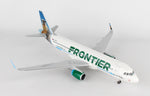 SKYMARKS FRONTIER A320 1/100 MARTY THE MARMOT W/WOOD STAND&G
