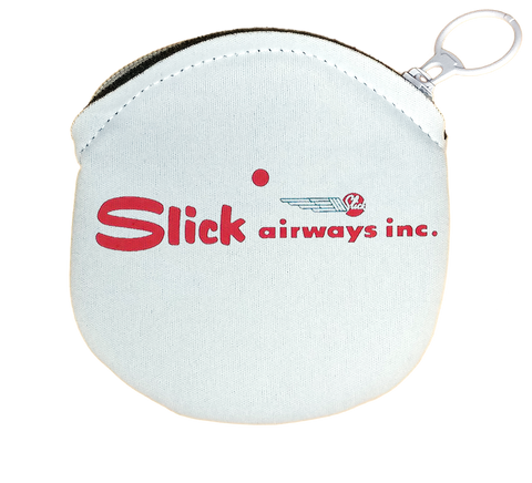 Slick Airways Logo Round Coin Purse