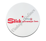 Slick Airways Inc Logo Round Mousepad