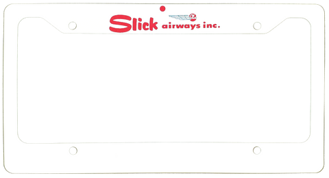 Slick Airways Inc- License Plate Frame