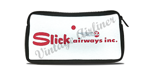Slick Airways Inc Logo Bag Sticker Travel Pouch