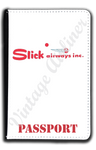 Slick Airways Logo Passport Case